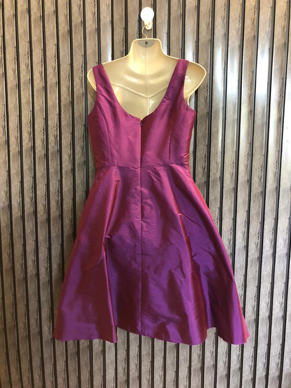 Chest 19  Lenght 36  Fabric silk Elegant Western Branded Women's Mini Dress