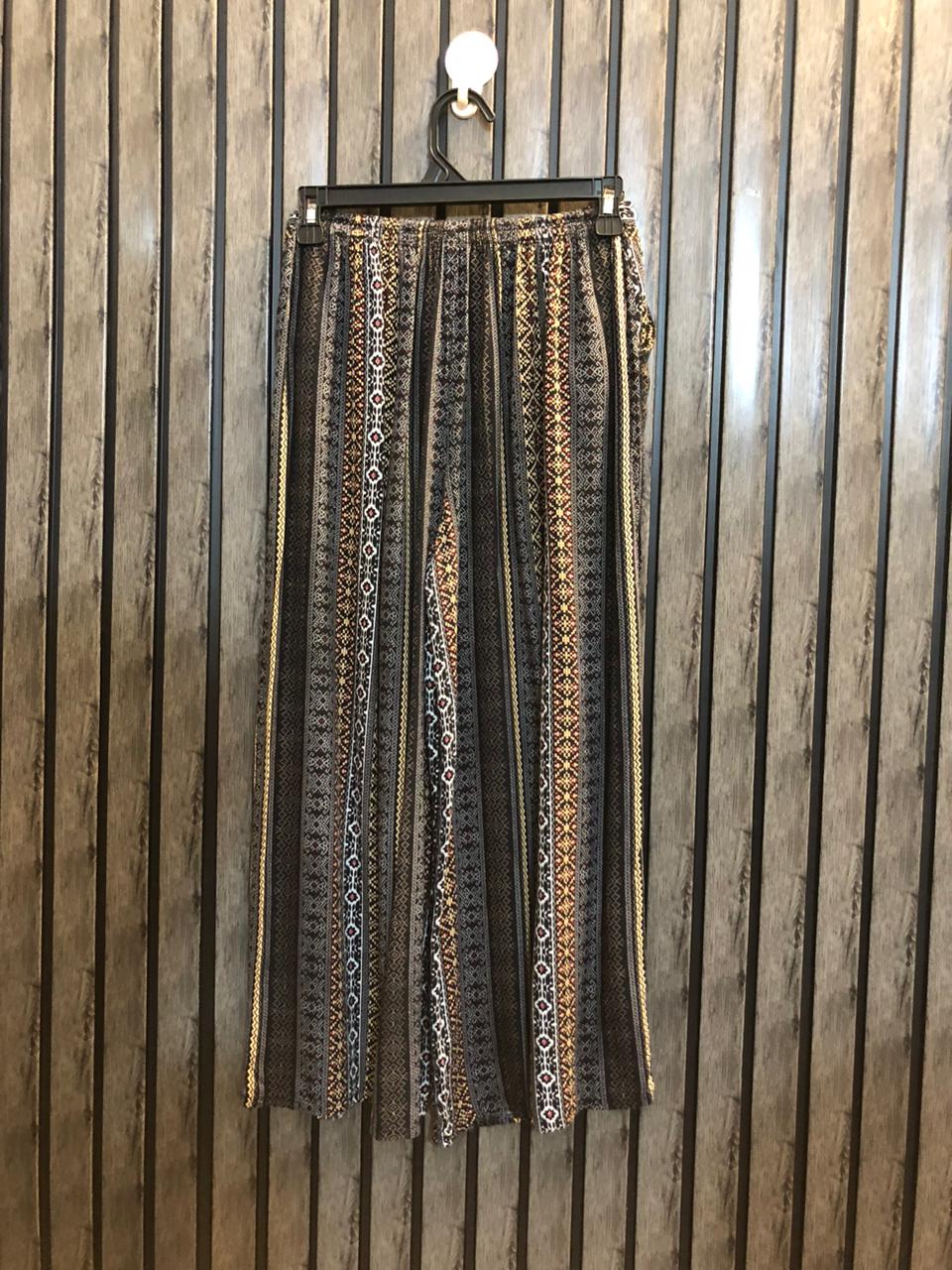 Chest 30  Lenght 31  Fabric linen Women's Straight Fit Trousers