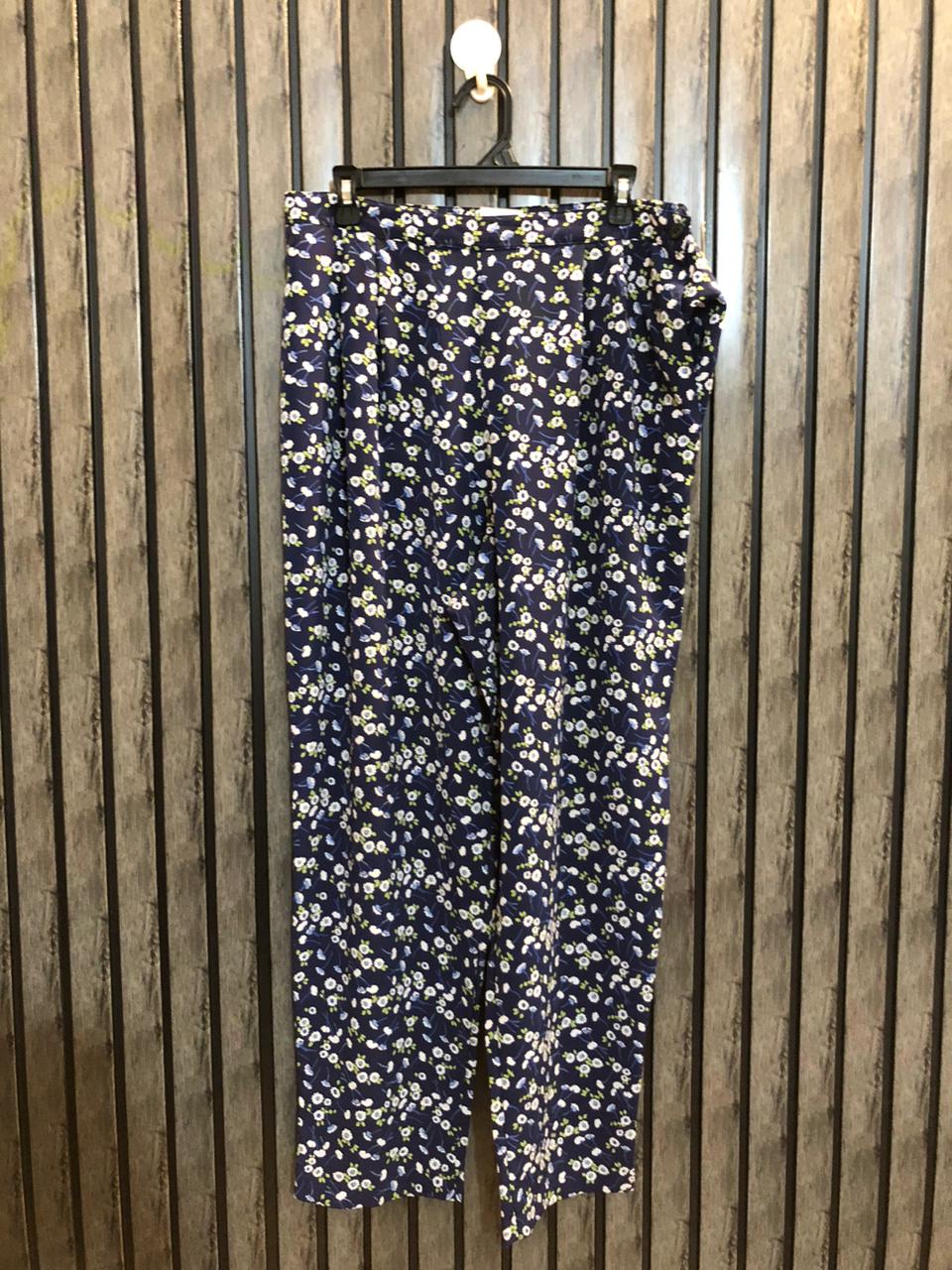 Chest 34  Lenght 40  Fabric silk Latest Branded Women's Trousers