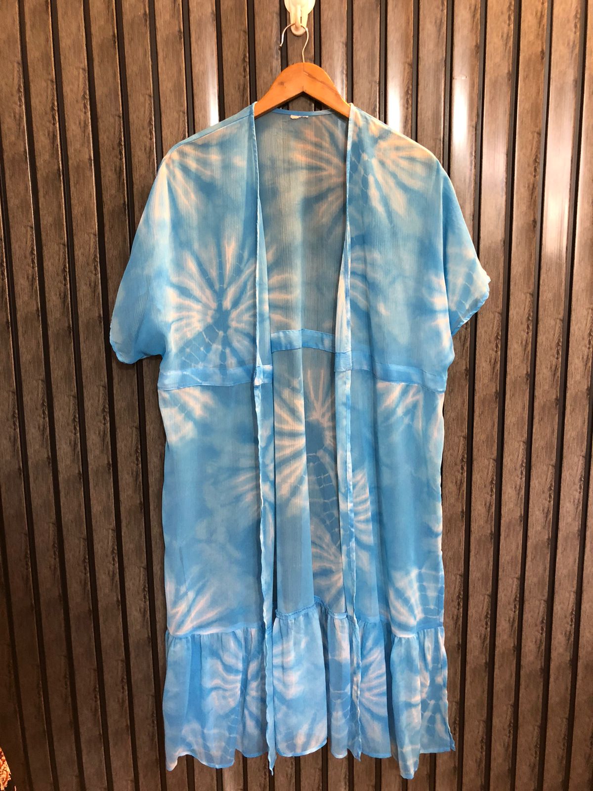 Chest large  Lenght 43  Fabric chiffon Long Tops for Women