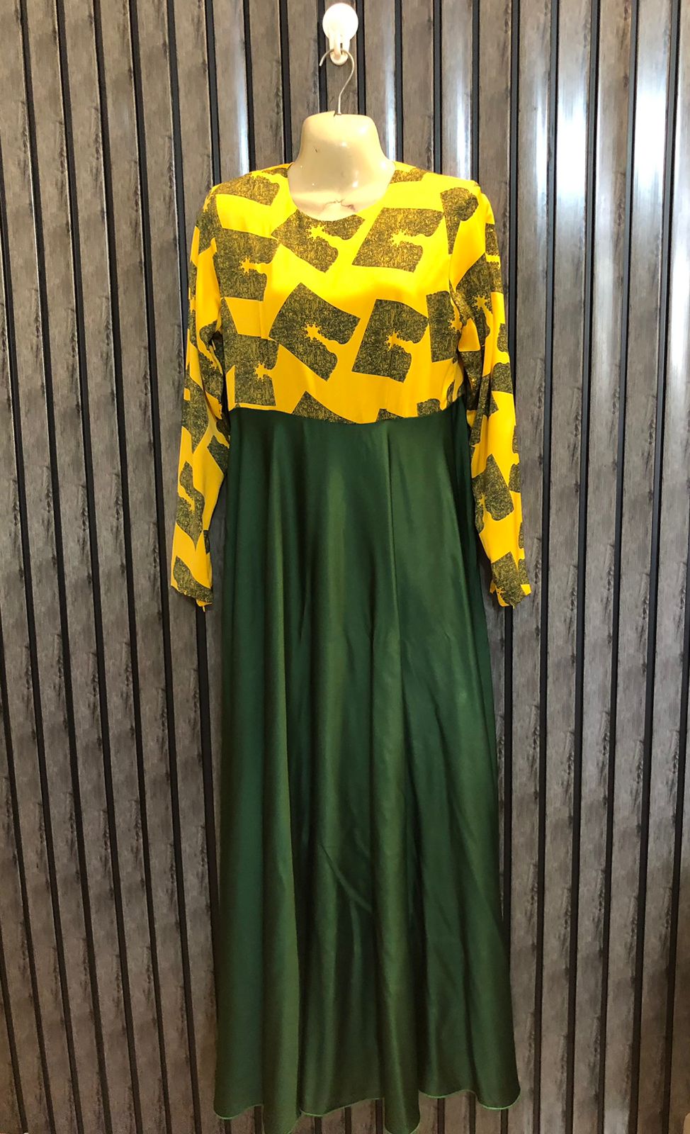 Chest 17  Lenght 55  Fabric silk Women Long Maxi