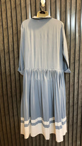 Chest 19  Lenght 49  Fabric silk Women's Long Maxi
