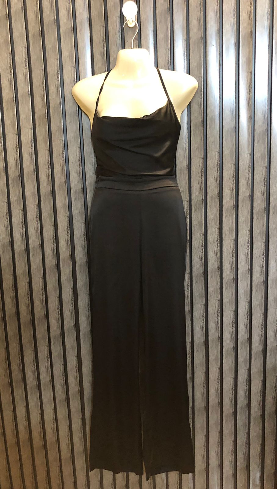 Chest 17  Lenght 54  Fabric silk  jumpsuit Party Long Maxi