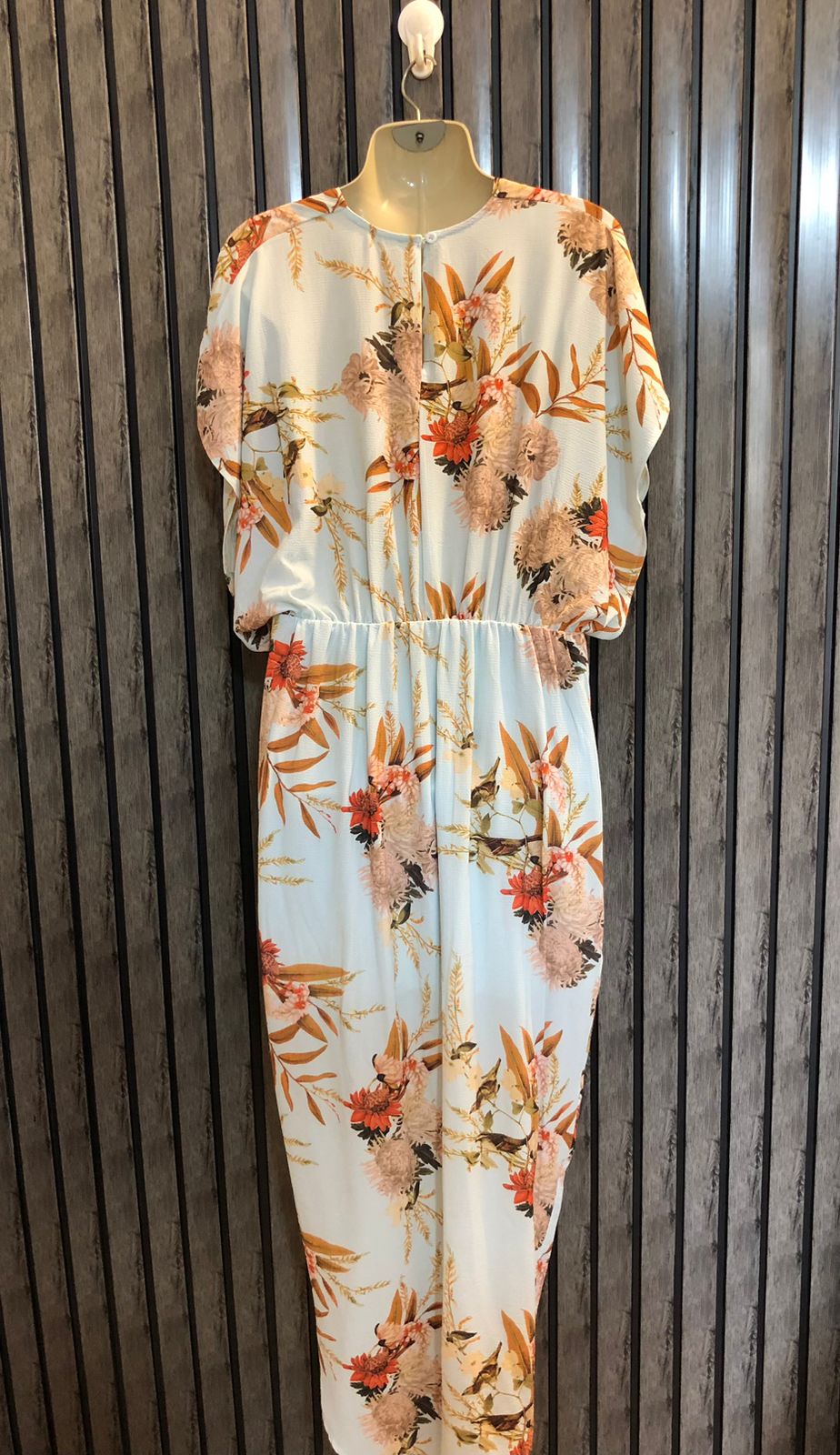 Chest small  baggy style  Lenght 38 to 53  Fabric chiffon  Designer Long Maxi