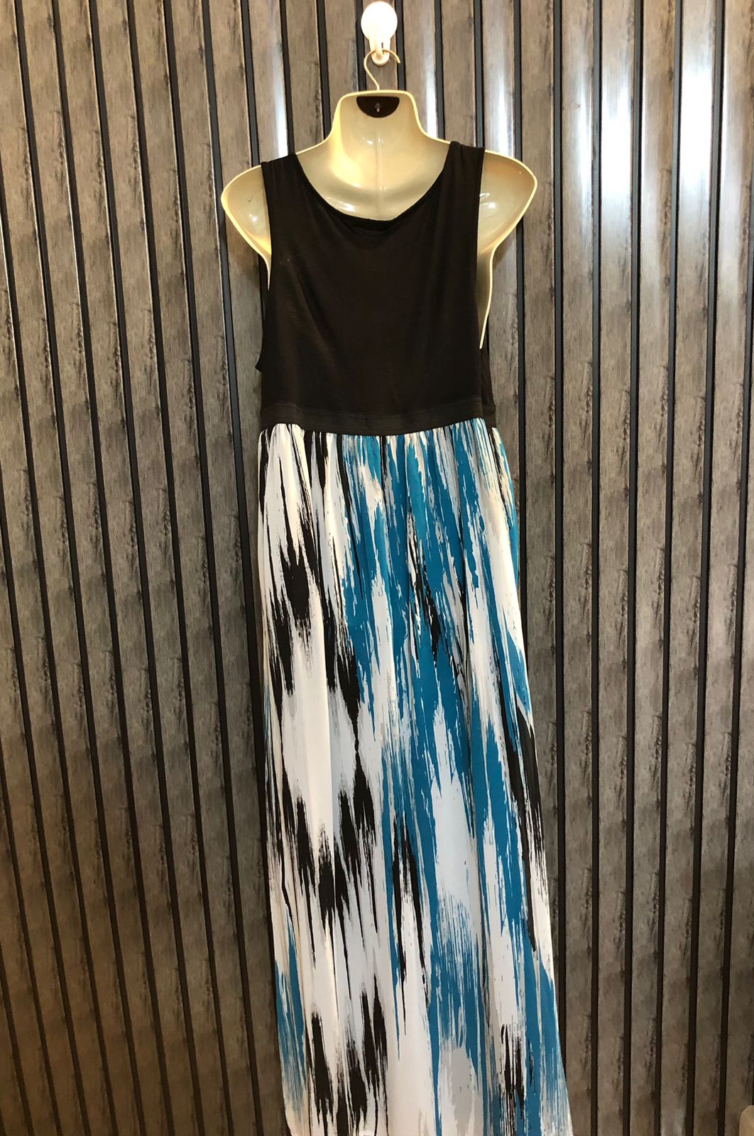 Chest 21  Lenght 55  Fabric chiffon and Jersey Elegant Women's Maxi Dresses
