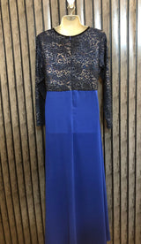 Chest 19  Lenght 54  Fabric silk and Jersey Fashionable Western Maxi Dresses