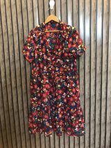 Chest 20  Lenght 41  Fabric chiffon Trendy Women's  Western long Top