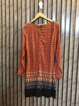 Chest 17  Lenght 35  Fabric linen Branded Casual Western Long Top
