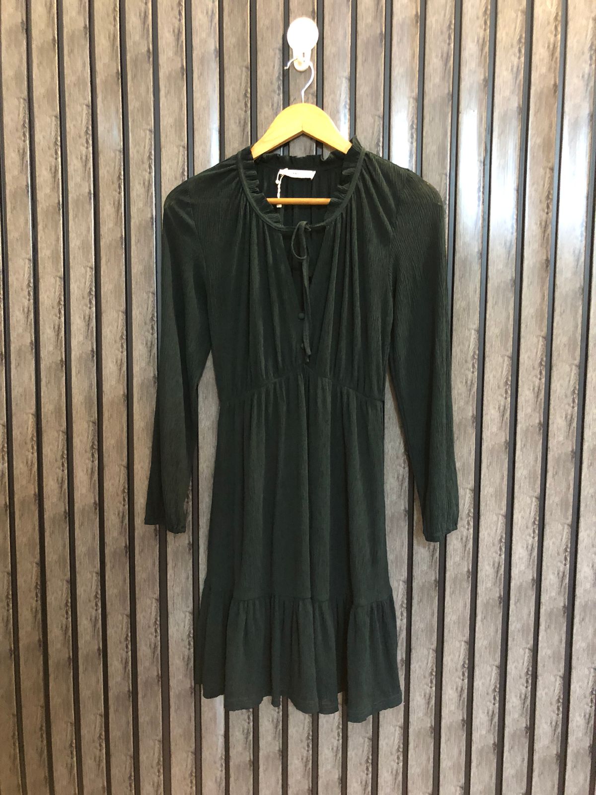 Chest 19  Lenght 33  Fabric silk jersey Casual Everyday Long Top for Women