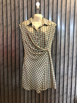 Chest 19  Lenght 33  Fabric silk Western Branded Women's Mini Dress