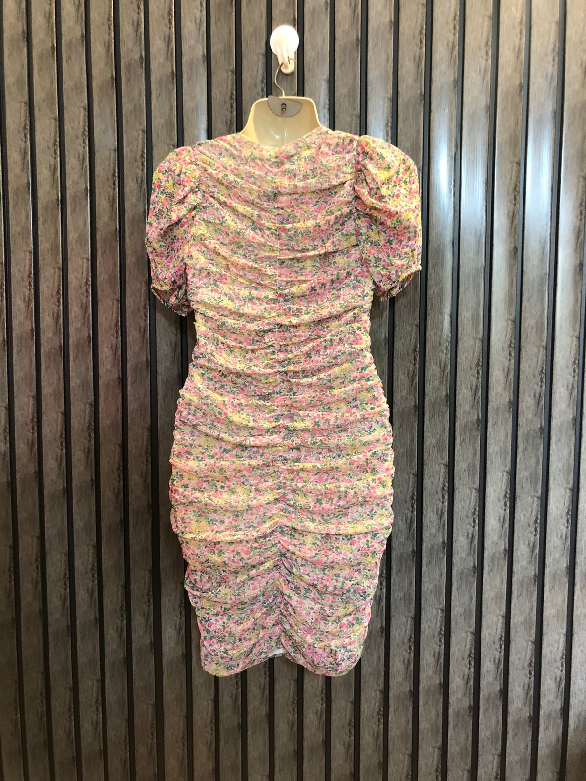 Chest 18  Lenght 32  Fabric net Trendy Western Mini Dress for Women