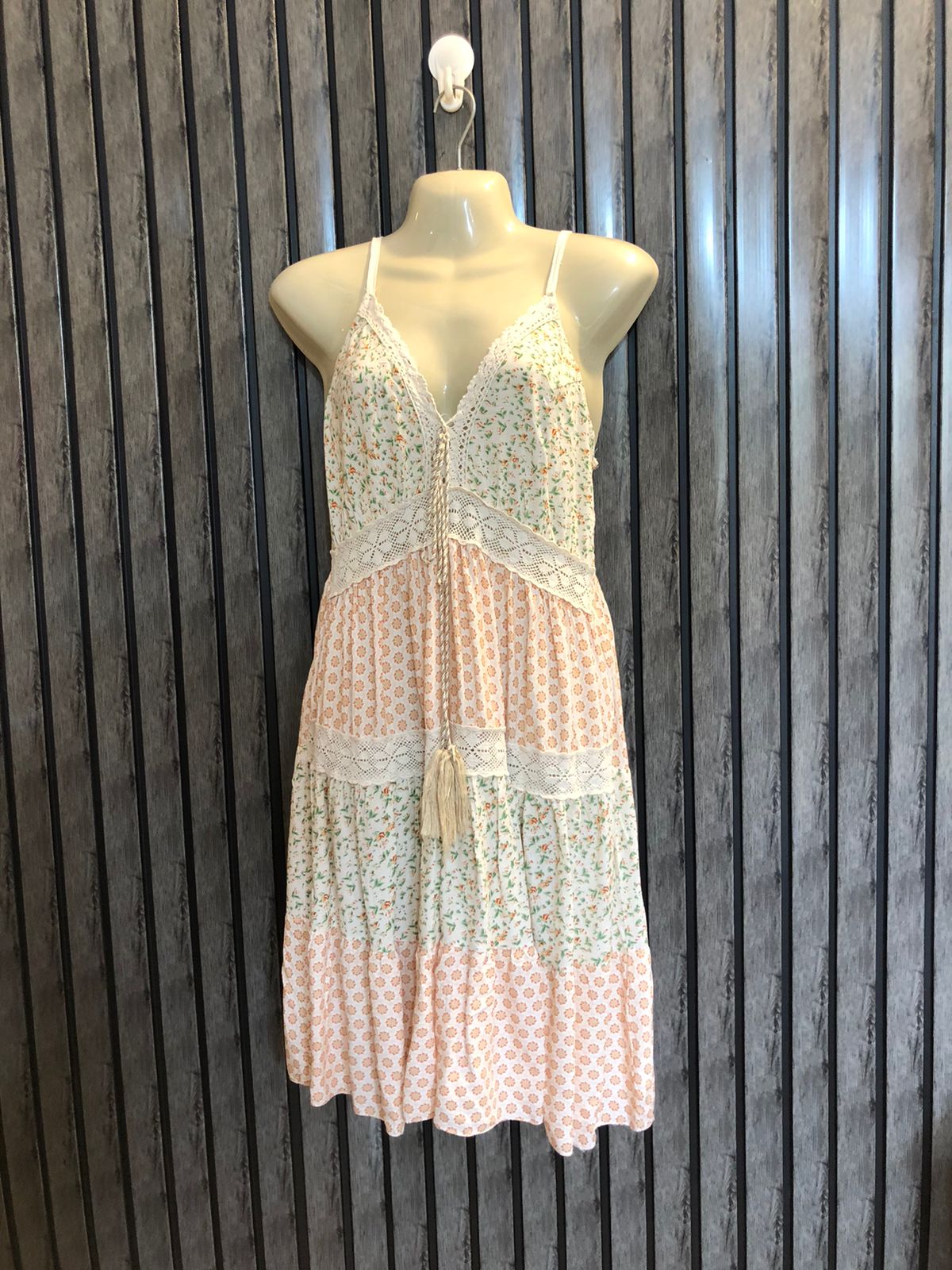 Chest 18  Lenght 34  Fabric linen Chic Western Mini Dress Collection