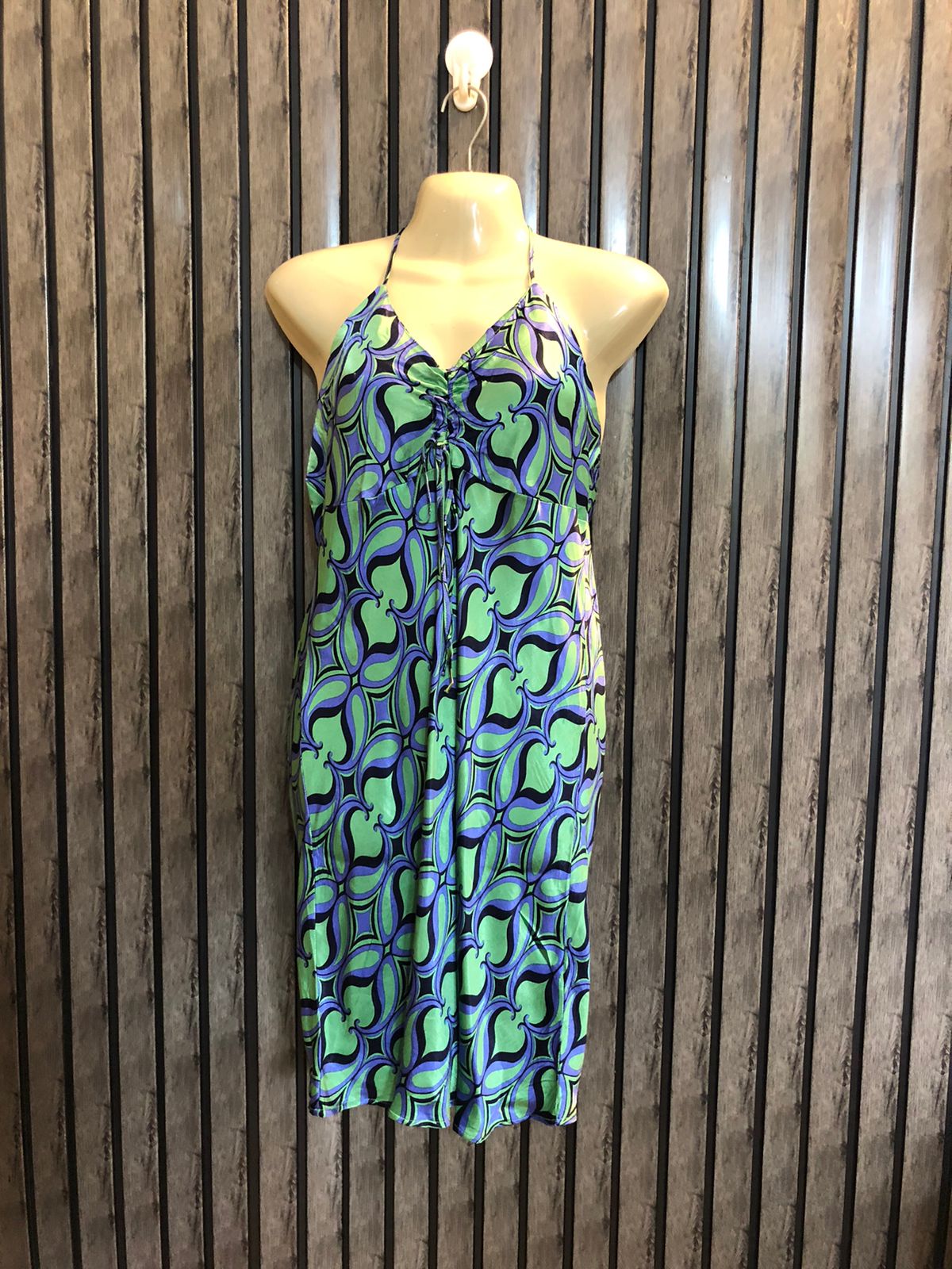 Chest 19  Lenght 34  Fabric silk Modern Western Fashion Mini Dress