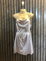 Chest 18  Lenght 30  Fabric silk jersey Western Women's Everyday Mini Dress