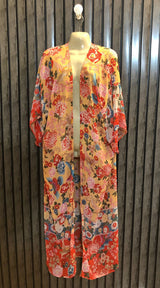 Chest large  Lenght 52  Fabric chiffon  Women's Long Gown