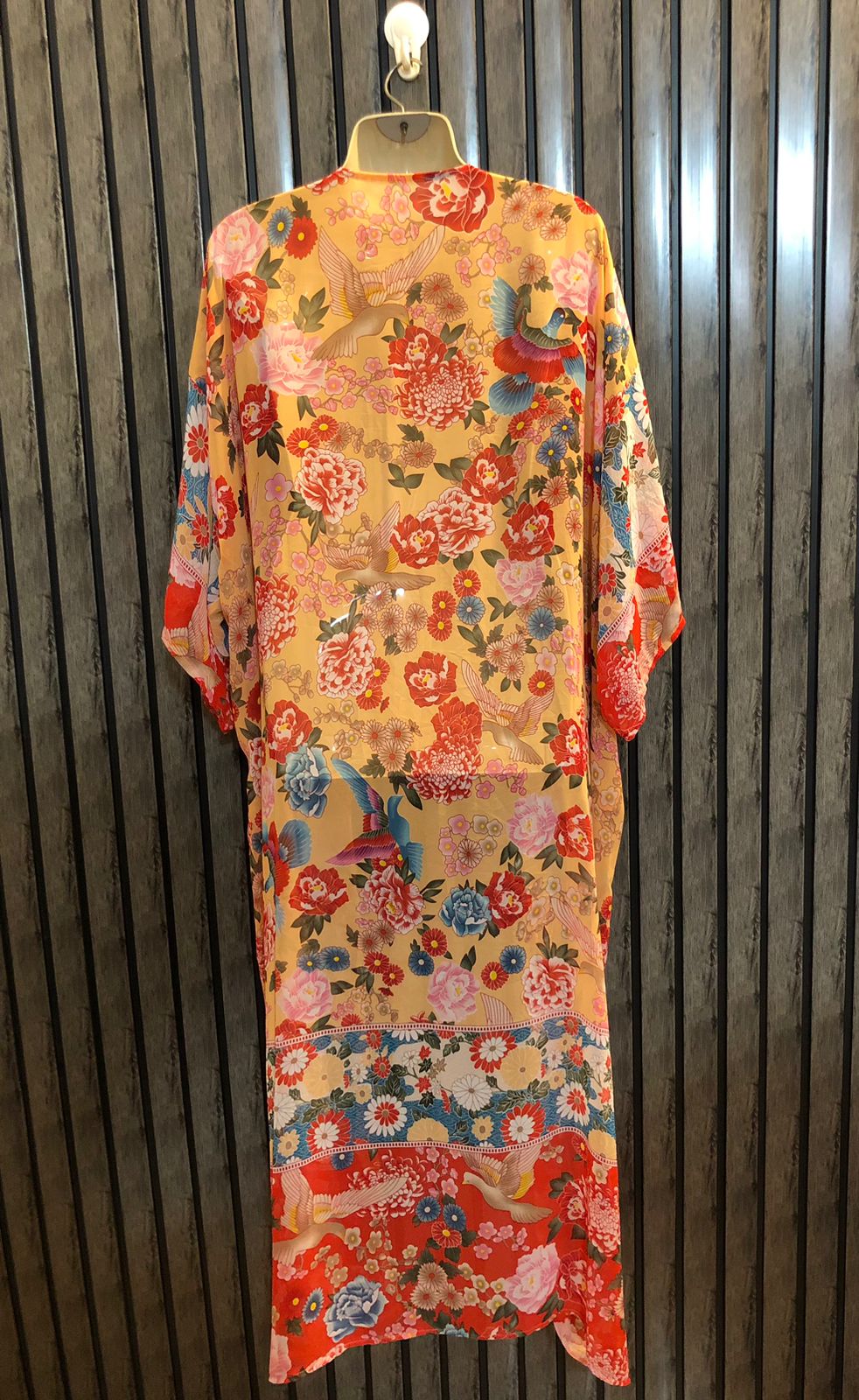 Chest large  Lenght 52  Fabric chiffon  Women's Long Gown