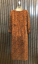 Chest 20  Lenght 47  Fabric chiffon Stylish Long Maxi Dress
