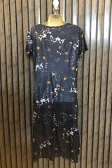 Chest 20  Lenght 41  Fabric silk jersey Western Summer Maxi Dress