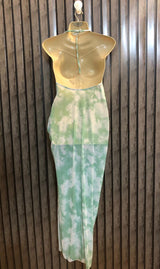 Chest small  Lenght 51  Fabric net Designer Maxi Dress