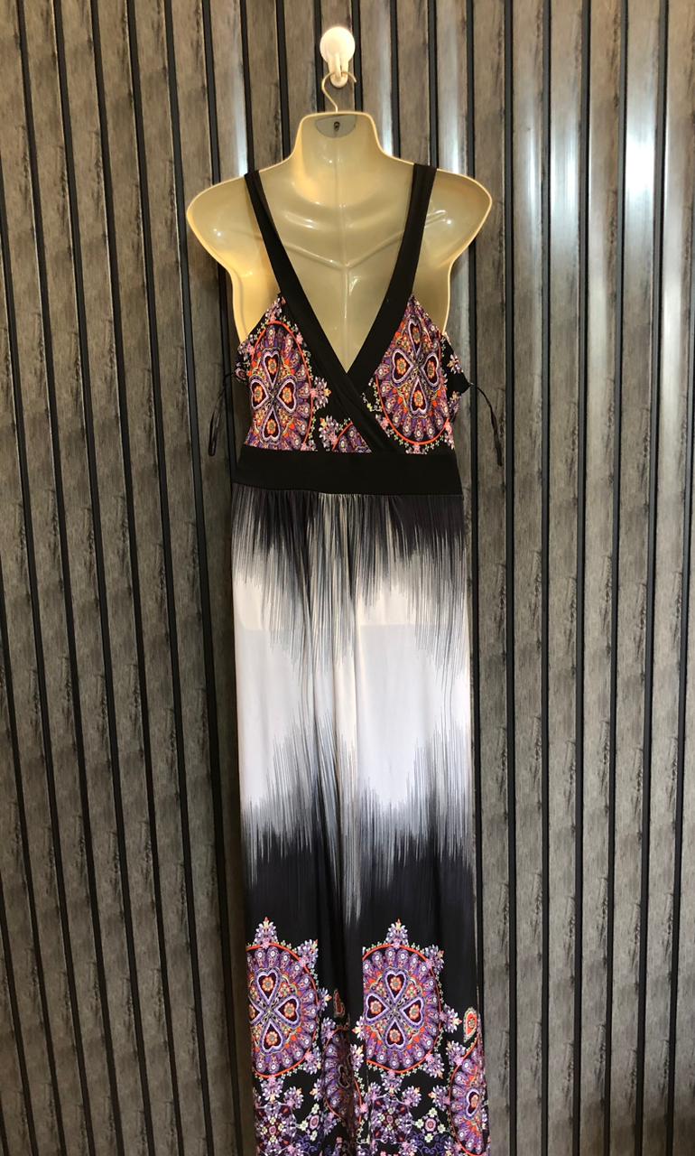 Chest 21  Lenght 58  Fabric silk jersey Casual Maxi Dress