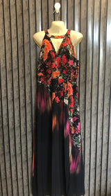 Chest 19  Lenght 57  Fabric chiffon Modern Maxi Dress