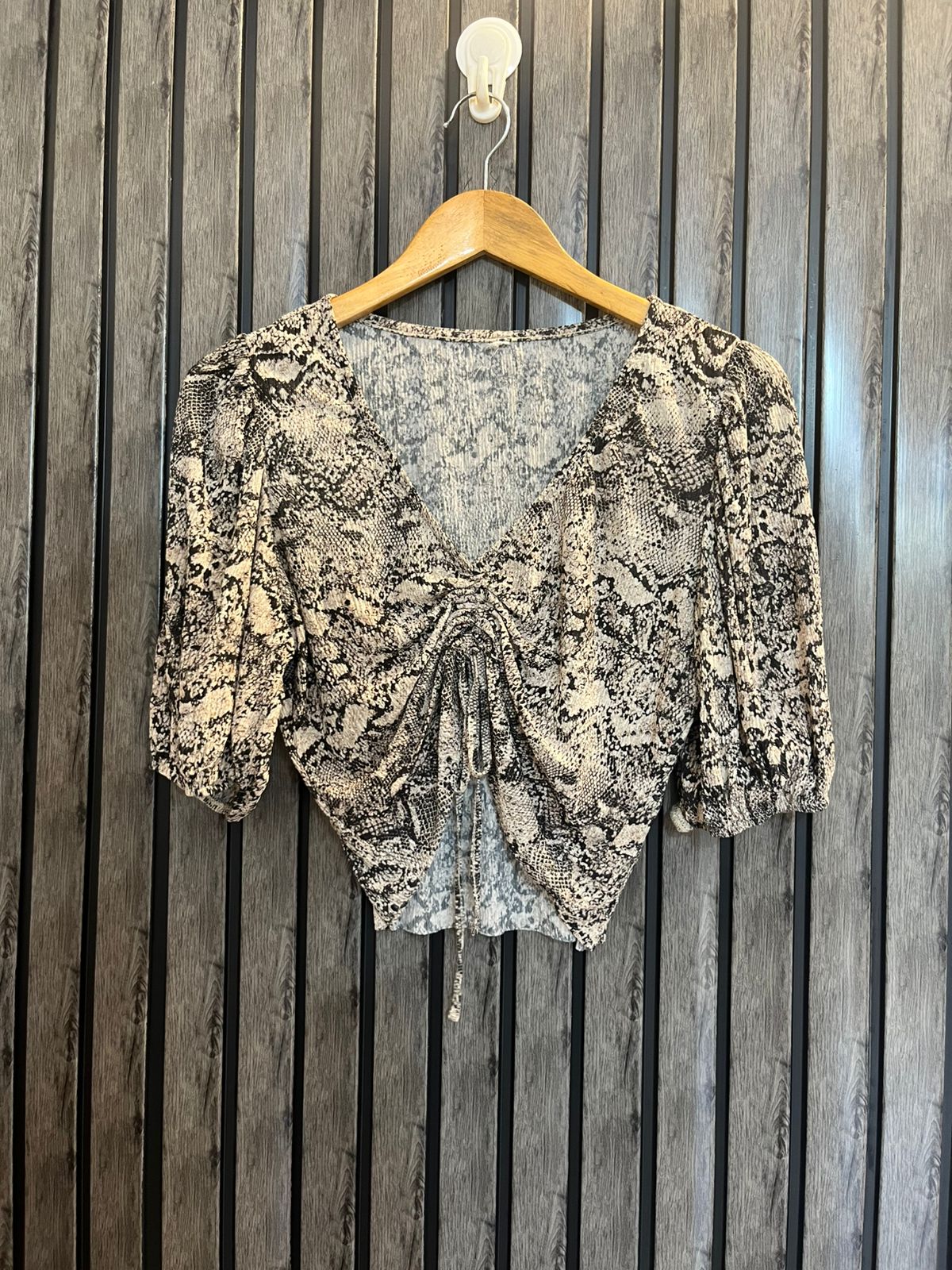 Chest 19  Lenght 16  Fabric silk jersey  Branded Ladies Crop Top Collection