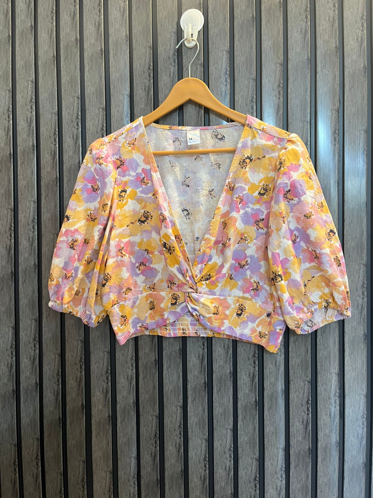 Chest 19  Lenght 16  Fabric cotton Trendy Western Crop Tops for Women