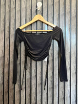 Chest extra small  Lenght 9  Fabric silk jersey Women's Stylish Crop Top