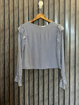 Chest 17  Lenght 18  Fabric linen Women's Slim Fit Crop Top