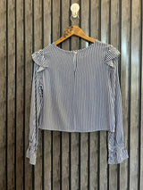 Chest 17  Lenght 18  Fabric linen Women's Slim Fit Crop Top