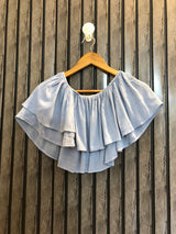 Chest small  Lenght 9  Fabric cotton  Stylish Western Wear Crop Top