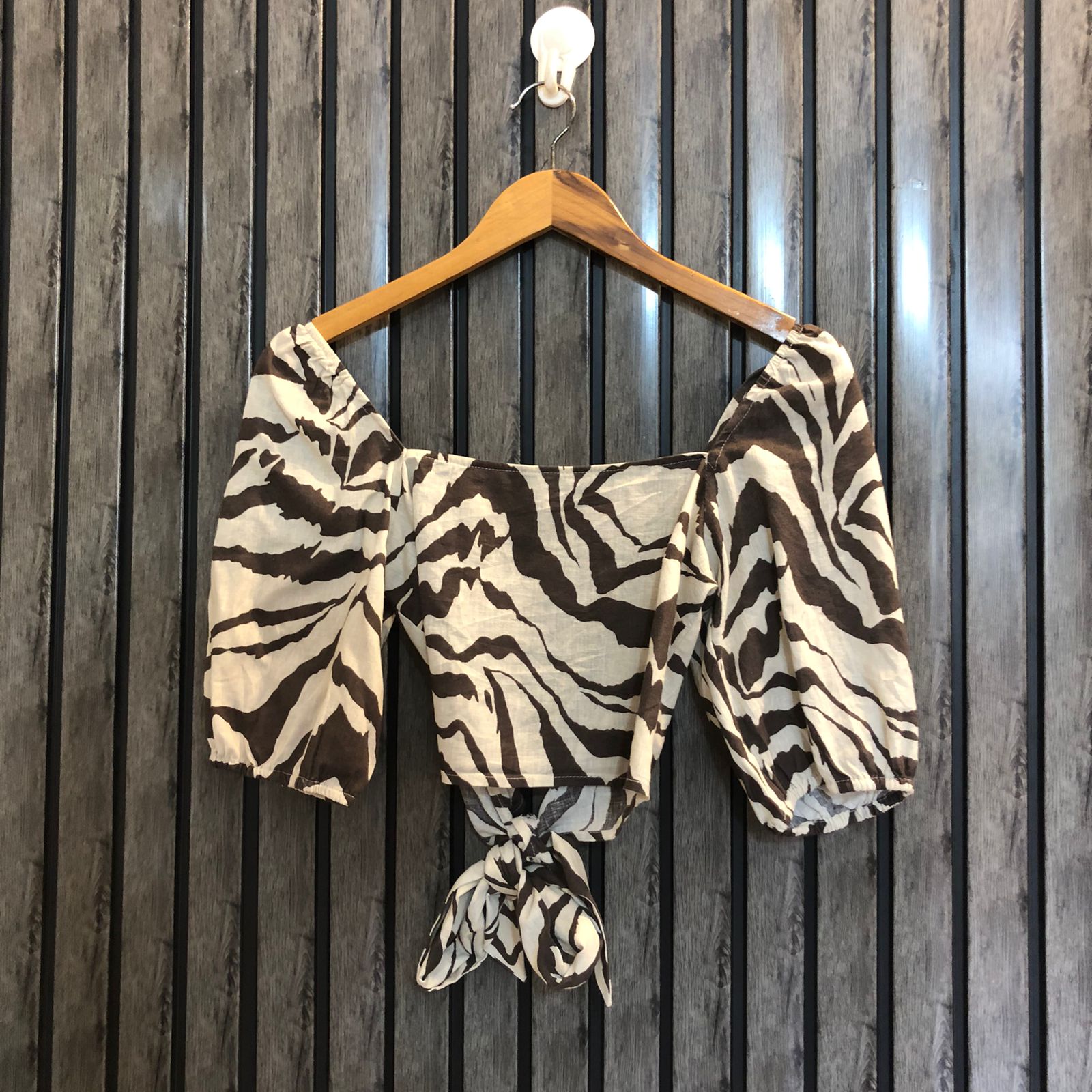 Chest small  Lenght 9  Fabric cotton Casual Summer Crop Top