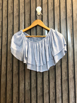 Chest small  Lenght 9  Fabric cotton  Stylish Western Wear Crop Top