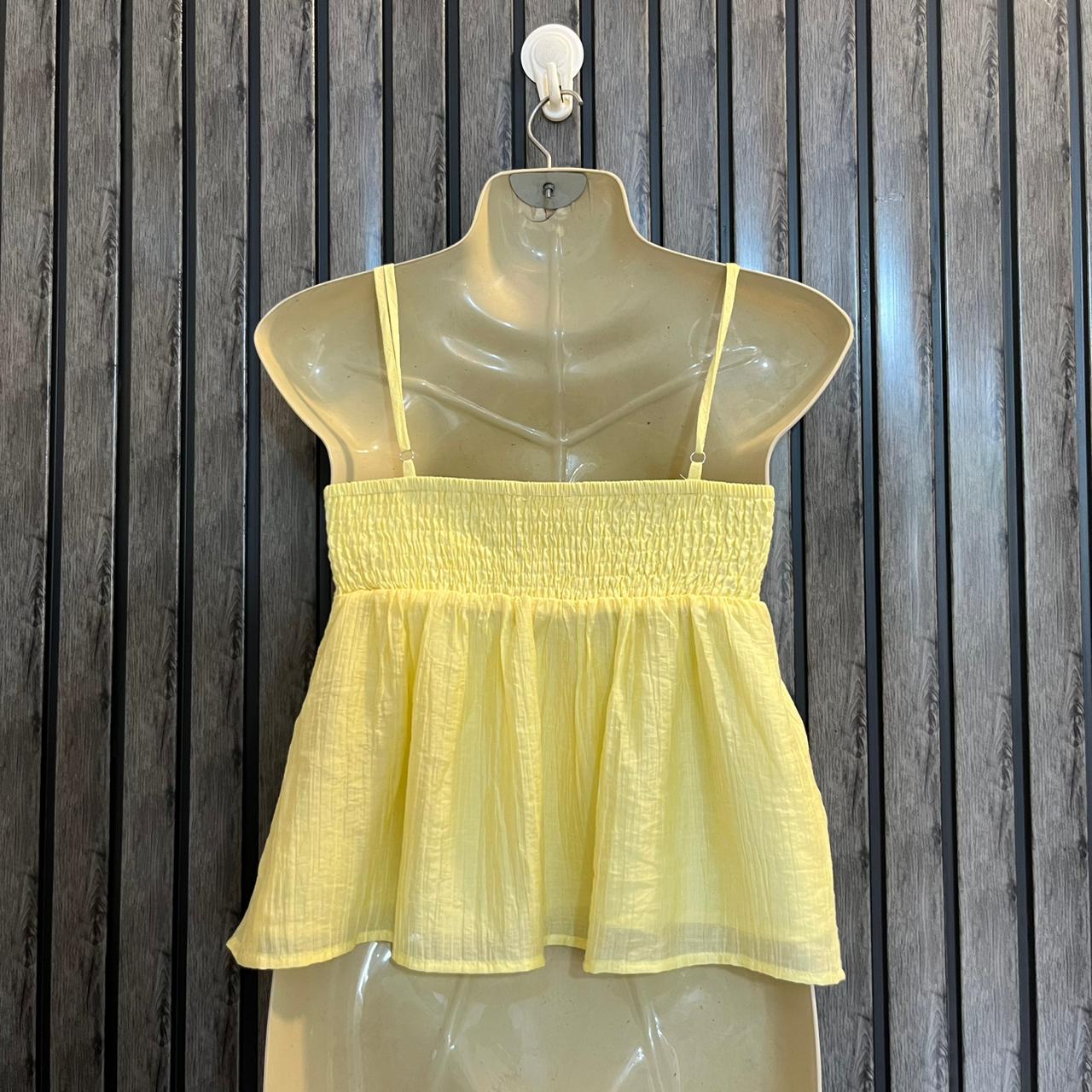 Chest small  Lenght 17  Fabric silk Women's Casual Crop Fashion