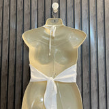 Chest small  Lenght 16  Fabric net  Women's Premium Style Crop Top