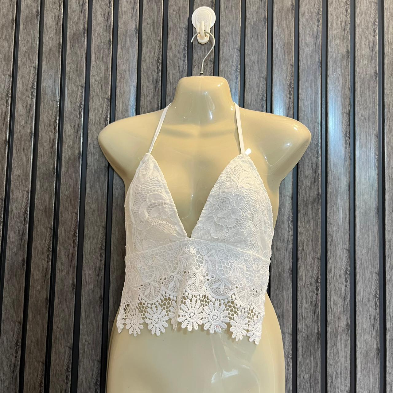 Chest small  Lenght 16  Fabric net  Women's Premium Style Crop Top