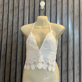 Chest small  Lenght 16  Fabric net  Women's Premium Style Crop Top