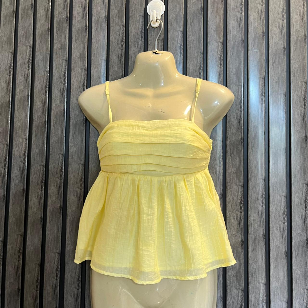 Chest small  Lenght 17  Fabric silk Women's Casual Crop Fashion