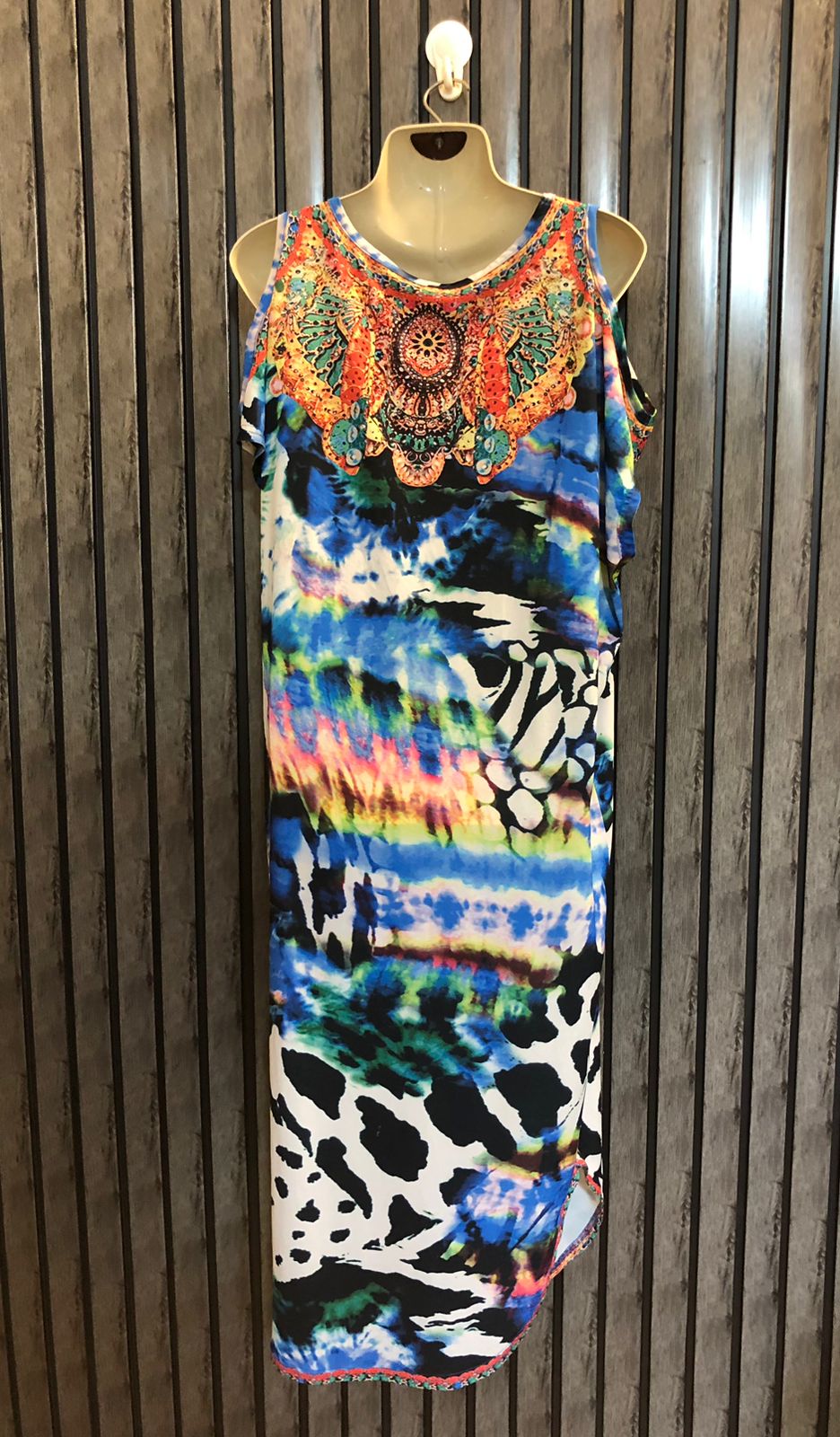 Chest 26  baggy style  Lenght 46  Fabric Silk jersey Latest Branded Maxi Dresses