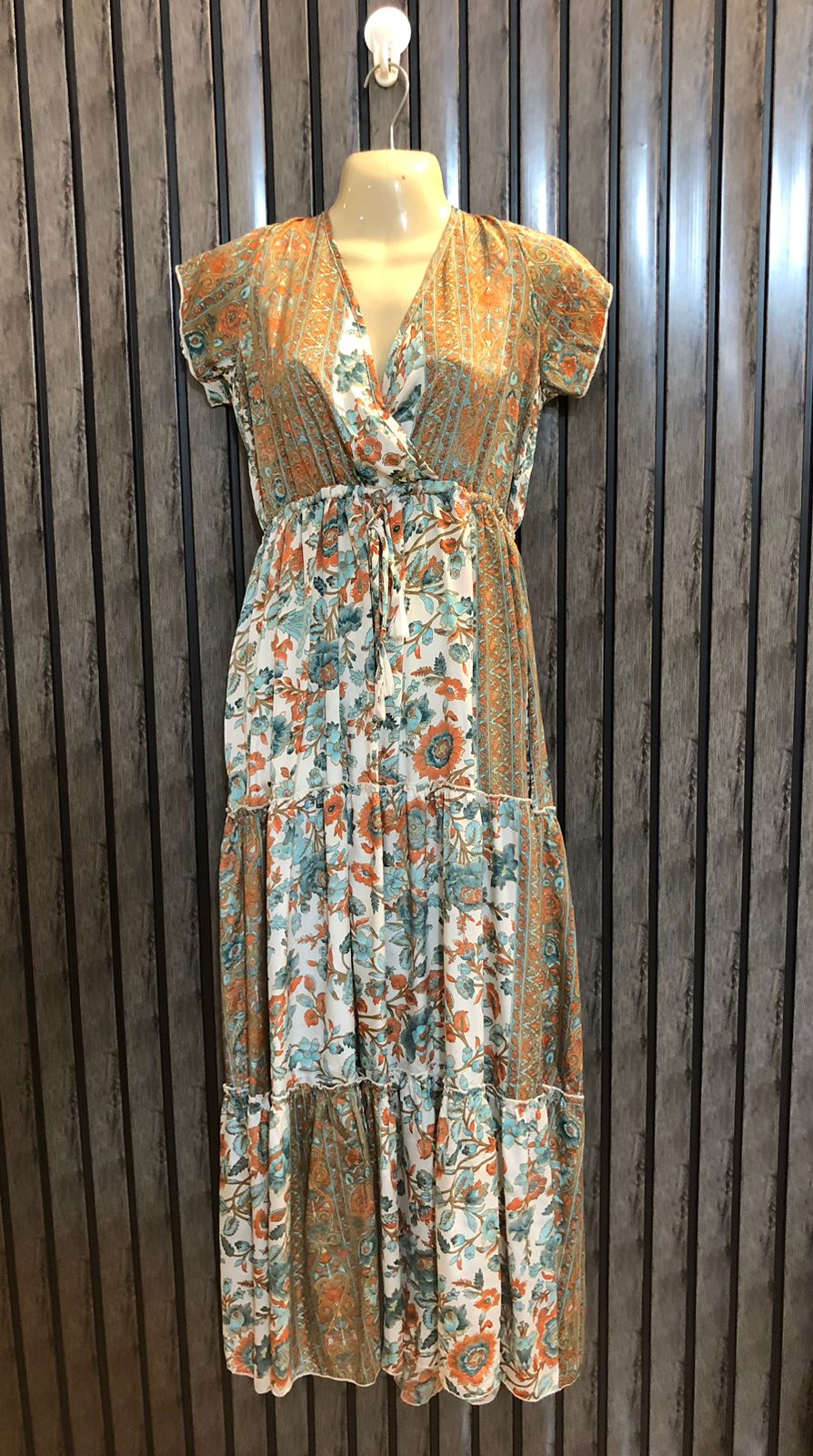 Chest 18  Lenght 51  Fabric silk Fashion Forward Women's Maxi Collection