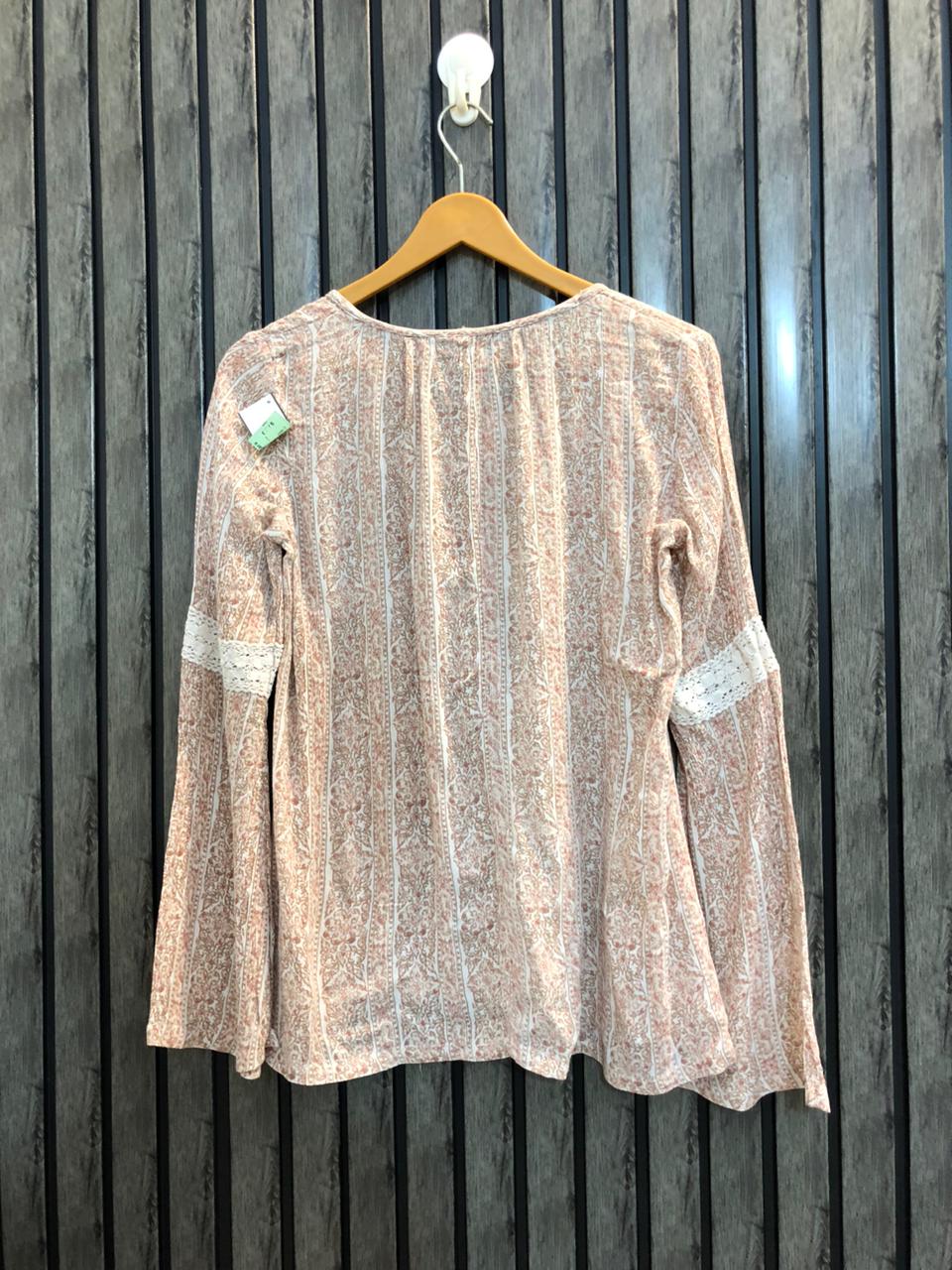 Chest 18  Lenght 23  Fabric cotton Western Branded Women's Full Sleeve Top