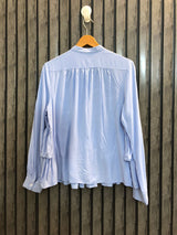 Chest 20  Lenght 23  Fabric linen Fashionable Branded Long Sleeve Top for Women