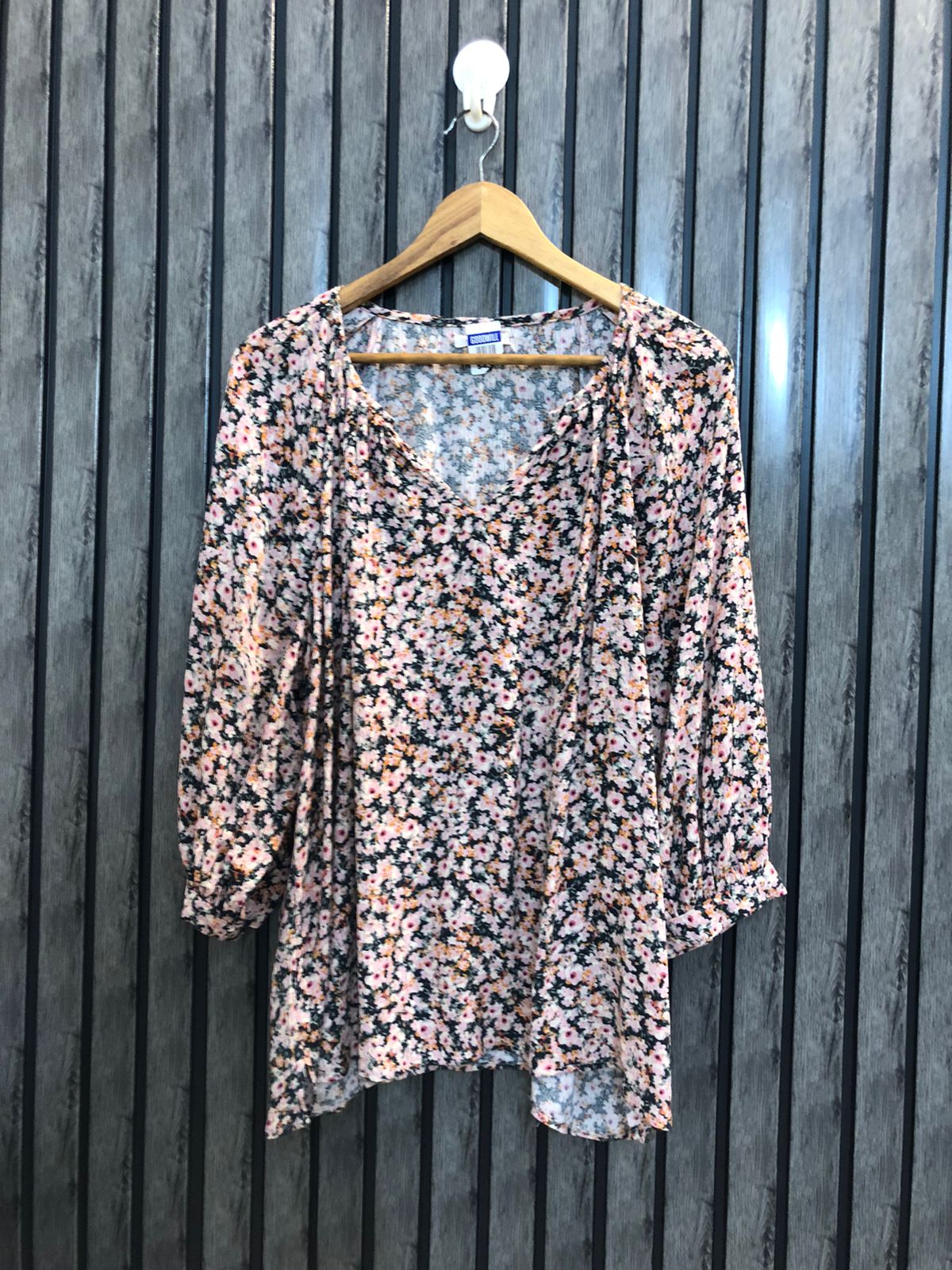 Chest 23  Lenght 25  Fabric linen Trendy Women's Western Long Sleeve Top