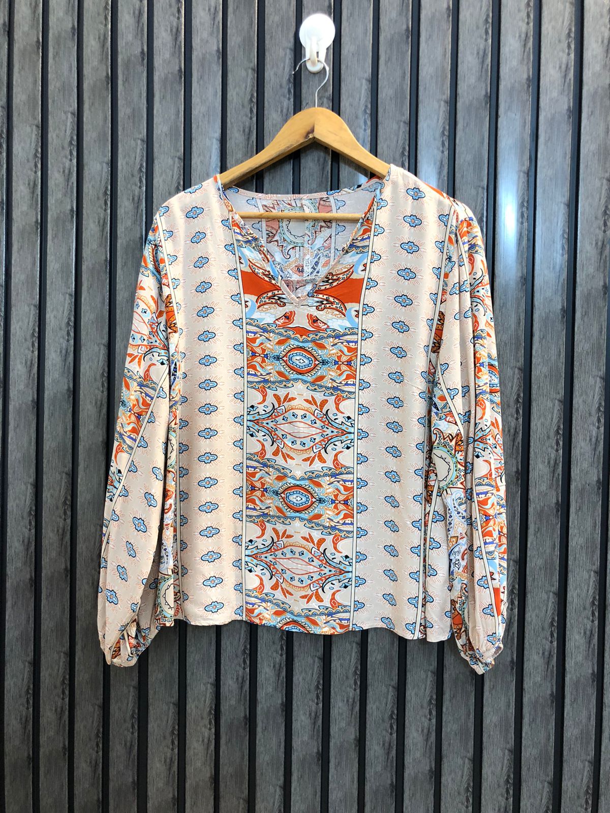 Chest 23  Lenght 22  Fabric linen Premium Western Wear Full Sleeve Top