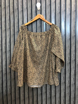 Chest xl  Lenght 25  Fabric cotton Casual Chic Women's Western Top