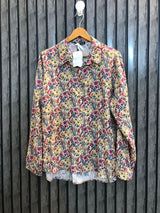 Chest 21  Lenght 26 to 28  Fabric linen Modern Women's Full Sleeve Designer Top