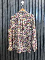 Chest 21  Lenght 26 to 28  Fabric linen Modern Women's Full Sleeve Designer Top