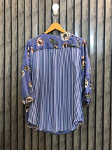 Chest 21  Lenght 25 To 27  Fabric Linen Women's Western Style Casual Top