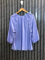 Chest 23  Lenght 25  Fabric Linen Branded Women's Smart Casual Top