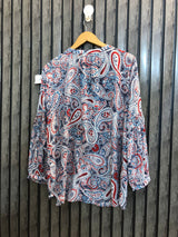 Chest 22  Lenght 27  Fabric Linen Premium Long Sleeve Western Top for Women